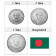 Años Mixto * set taka 3 monedas Bangladés Nuevo Diseño