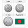 Años Mixto * set taka 3 monedas Bangladés Nuevo Diseño