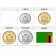 2012 * Serie 4 monedas Zambia