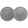 1939 XVII * 2 x 20 Céntimos Italia Víctor Manuel III "Impero" Magnética + Antimagnética cSC 