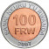 2007 * 100 francos Ruanda
