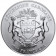 2012 * 1000 francos 1 OZ Gabón Springbok 65° aniversario