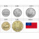 2011 * set 5 monedas Samoa