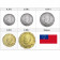 2011 * set 5 monedas Samoa