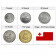 2015 * Serie 5 Monedas Tonga "Nuevo Diseño" UNC