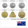 2015 * Serie 6 Monedas Islas Cook "Nuevo Diseño"