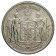 1930 (h) * 2 Kroner Plata Dinamarca "Cristián X - 60 Cumpleaños del Rey" (KM 829) SC