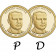 2014 * 2 x 1 Dólar Estados Unidos "Herbert Hoover - 31st" P+D