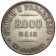 1911 * 2000 Réis Plata Brasil "Ordem e Progresso" (KM 508) BC