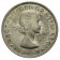 1960 * 1 Dólar Plata Canadá "Isabel II - Voyageur" (KM 54) EBC