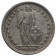 1945 B * 2 Francs Plata Suiza "Standing Helvetia" (KM 21) MBC