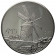 1977 * 5 Liri (Pounds) Plata Malta "Molino de Viento en Malta" (KM 47) FDC