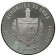 1981 * 5 Pesos Plata Cuba "Fauna Cubana - Cocodrilo Cubano" (KM 74) PROOF