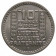 1947 B * 10 Francs Francia "Turin" (KM 909.2) EBC