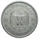 1935 A * 5 Reichsmark Plata ALEMANIA "Tercer Reich - Reglas del Nazismo" (KM 83) MBC