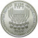 1974 F * 5 Mark Plata Alemania Federal "25 Aniversario - Derecho Constitucional Federal" (KM 138) SC
