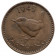 1945 * 1 Farthing Gran Bretaña "Jorge VI – Wren" (KM 843) EBC