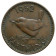 1952 * 1 Farthing Gran Bretaña "Jorge VI – Wren" (KM 867) EBC