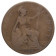 1908 * Half 1/2 Penny Gran Bretaña "Eduardo VII – Britannia" (KM 793.2) BC