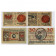 1920 * Lote 4 Notgeld Austria 5+5 . 20 . 30 Heller "Tirol -Rattenberg" (A 8720)