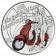 2019 * 5 Euro ITALIA "Vespa – Rojo" FDC