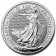 2021 * 2 Pounds Plata 1 OZ Gran Bretaña "Britannia" FDC