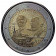 2021 * 2 x 2 Euro LUXEMBURGO "100 Nacimiento del Gran Duque Jean"  Versione 1-2 UNC