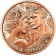 2021 * 10 Euro Cobre AUSTRIA "Flores Culturalmente Significativas - La Rosa" UNC