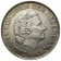 1962 * 2-1/2 (2,5) Gulden Plata Holanda - Países Bajos "Juliana" (KM 185) MBC+