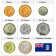 Años Mixto * Serie 8 monedas Islas Malvinas