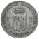 1871 SD-M * 5 Pesetas Plata Espana "Amadeo I" (KM 666) MBC