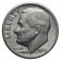1966 (P) * 10 Cents (Dime) Dólar Estados Unidos "FD Roosevelt" (KM 195a) EBC