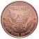 2012 * Copper Round Estados Unidos Cobre "Año del Dragón"