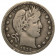 1914 (P) * Cuarto de Dólar (25 Cents) Plata Estados Unidos "Barber" (KM 114) cMBC