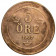 1907 EB * 5 Ore Suecia "Oscar II - Crowned King's Monogram" (KM 770) MBC