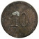 ND * Token 10 Pfennig (Alemania) "Wert-Marke" (KM x) MBC