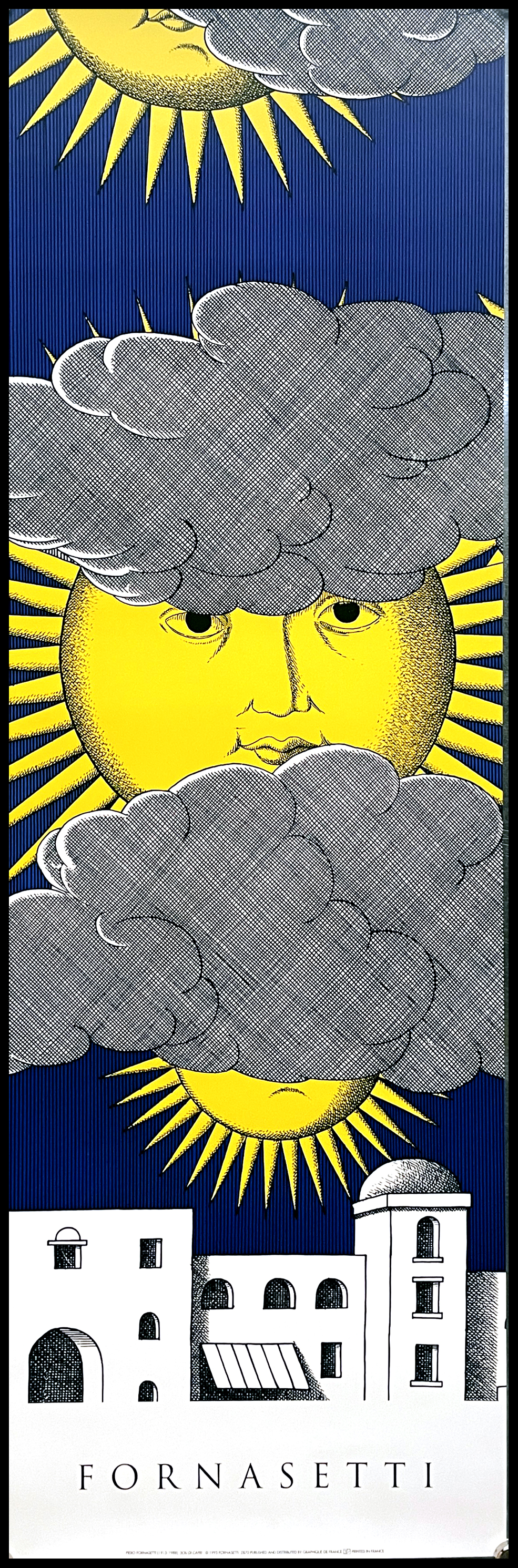1995 * Poster Art 'Piero Fornasetti - Suns of Capri' France (A