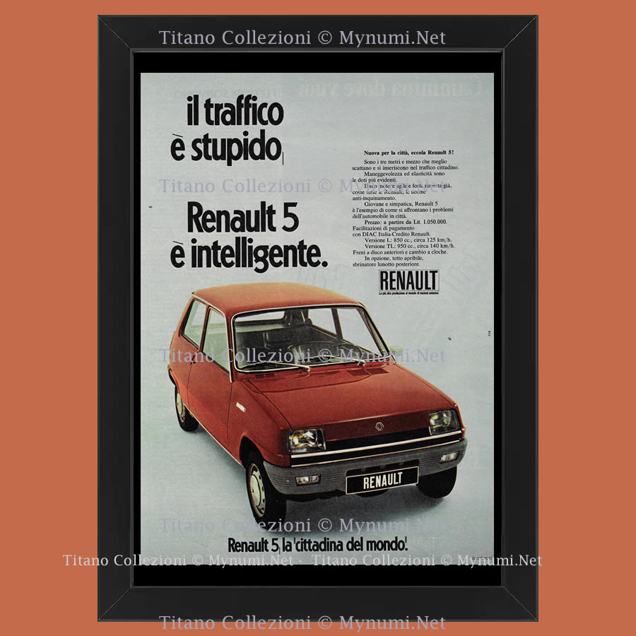 1970s * Original Advertising 'Renault 5 – Traffic Is Stupid
